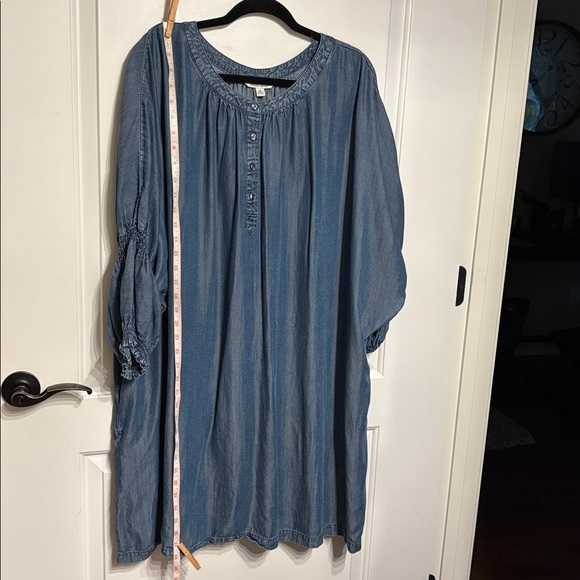 The Pioneer Woman Light Blue Denim Dress or Top. 3X Cottagecore. - Picture 6 of 10